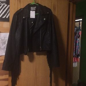Leather jacket